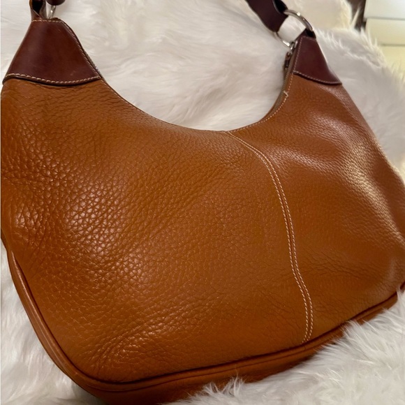 Dooney & Bourke Brown Leather Hobo Bag - Picture 4 of 8